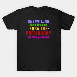 Burn the Patriarchy to the Ground T-Shirt